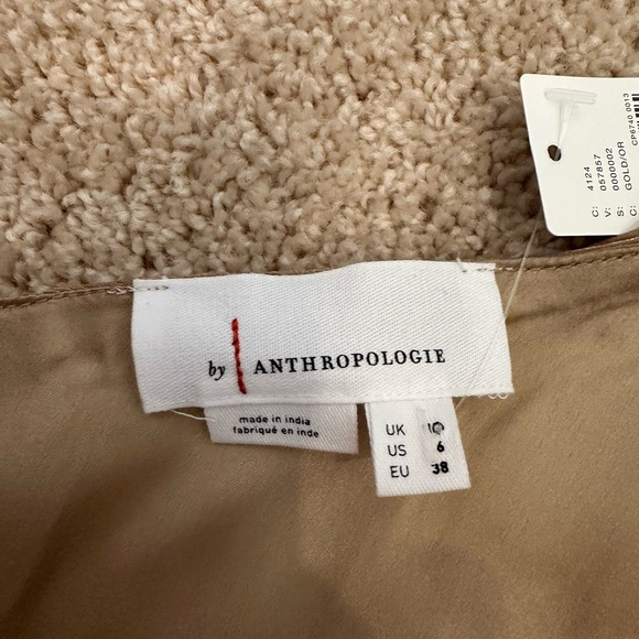 Anthropology Gold Jumpsuit BRAND NEW - Picture 3 of 4